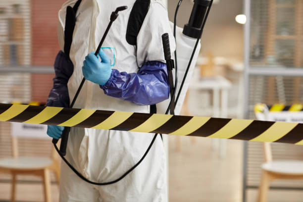 Professional Biohazard technician working in USA